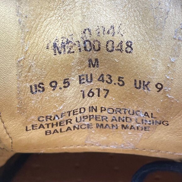 Samuel Hubbard Men’s Black Leather Lace Up Founders Dress Shoes Size 9.5 M - Picture 5 of 9